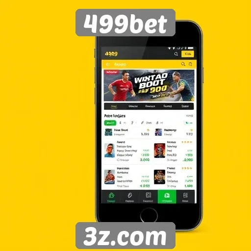 Acessibilidade mobile do site 499bet em destaque